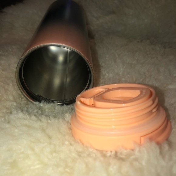 STARBUCKS Vacuum Seal Hot Cold Steel Tumbler Blue Pink Gradient Ombré 16oz New - Picture 8 of 10